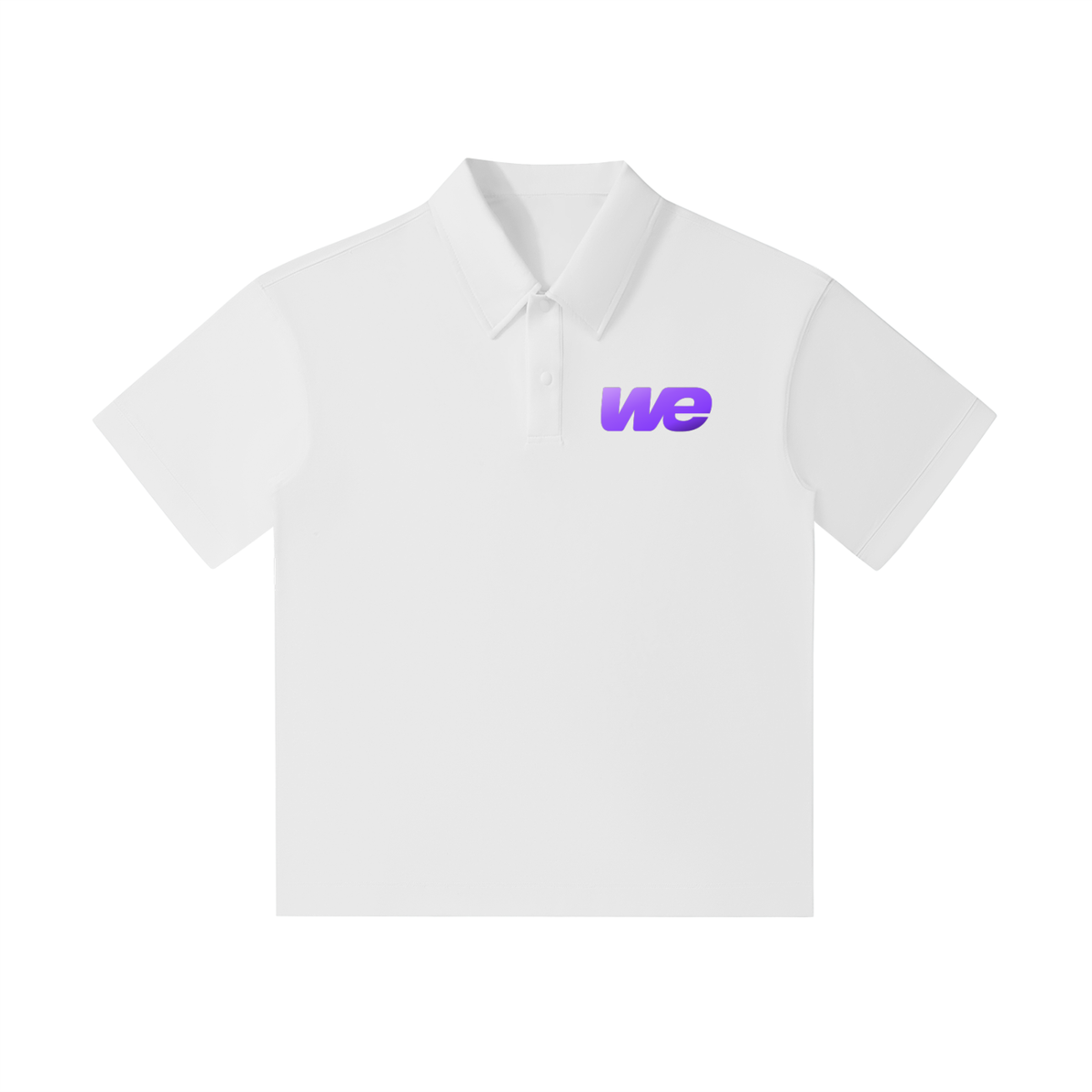 WE Club Polo - White Violet